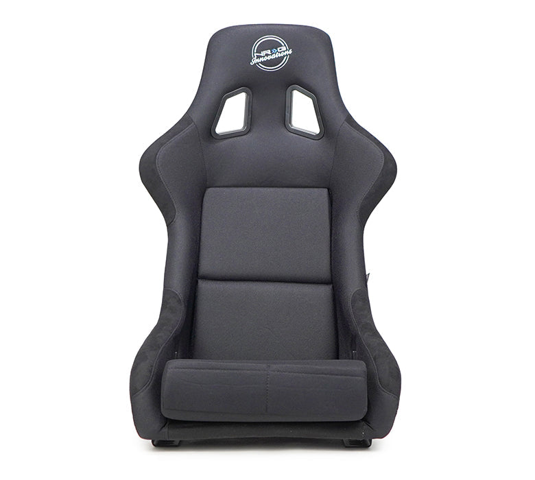 NRG - Fiber Glass Bucket Seat XL - Black