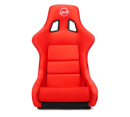 NRG - Fiber Glass Bucket Seat XL - Red